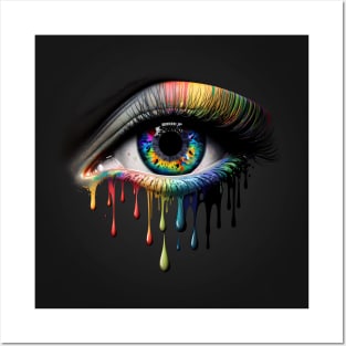 Trippy eye Posters and Art